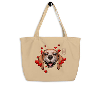 Oyster , Stylish Beagle, Red with White mask