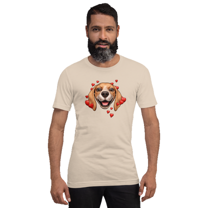 Soft Cream , Happy Beagle, Tan with White muzzle